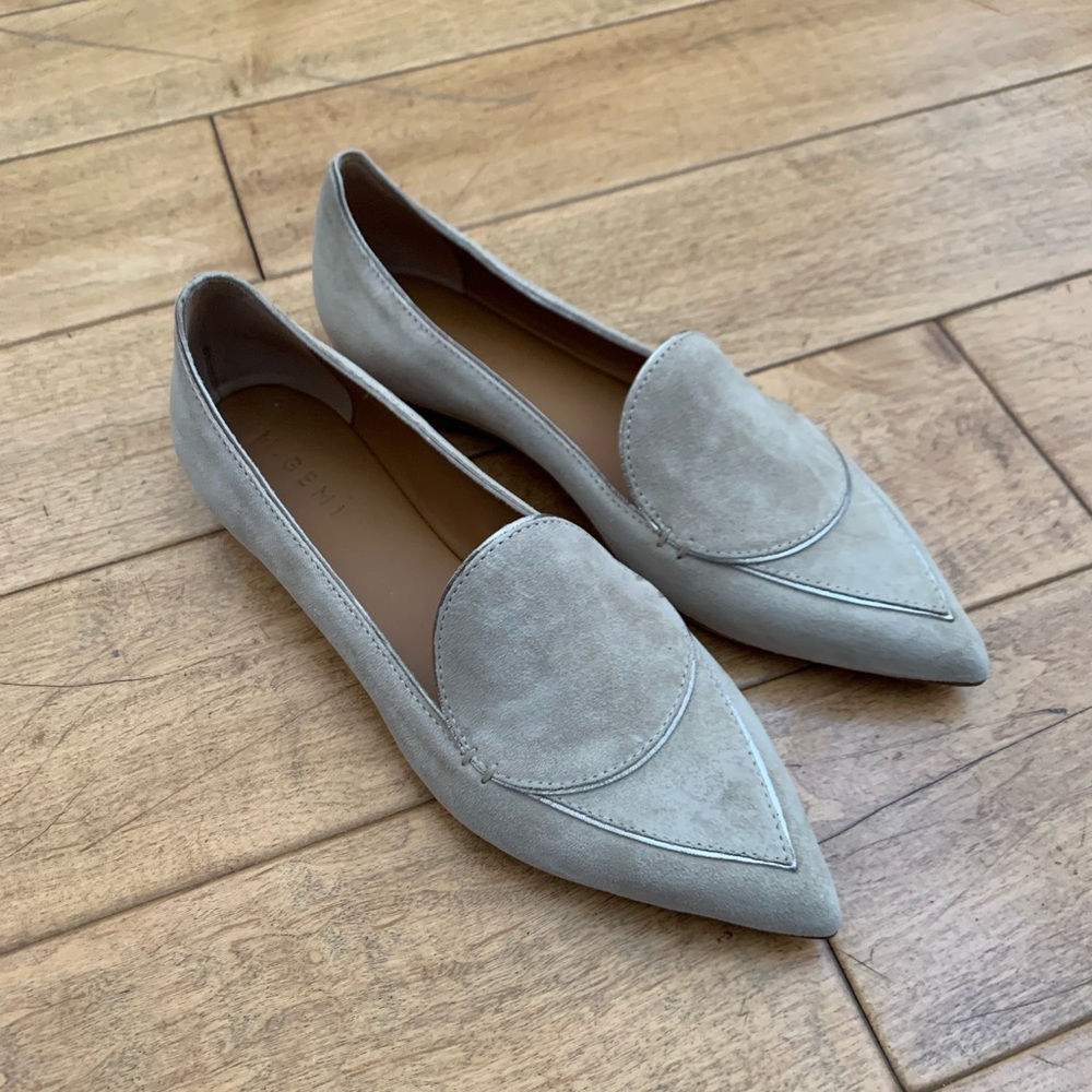 M. Gemi Stellato Anello Flats Latte Suede 40 / US size 9